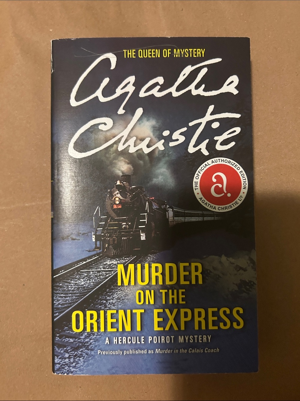 Agatha Christie - Murder on the Orient Express (Yellow & Black Cover)